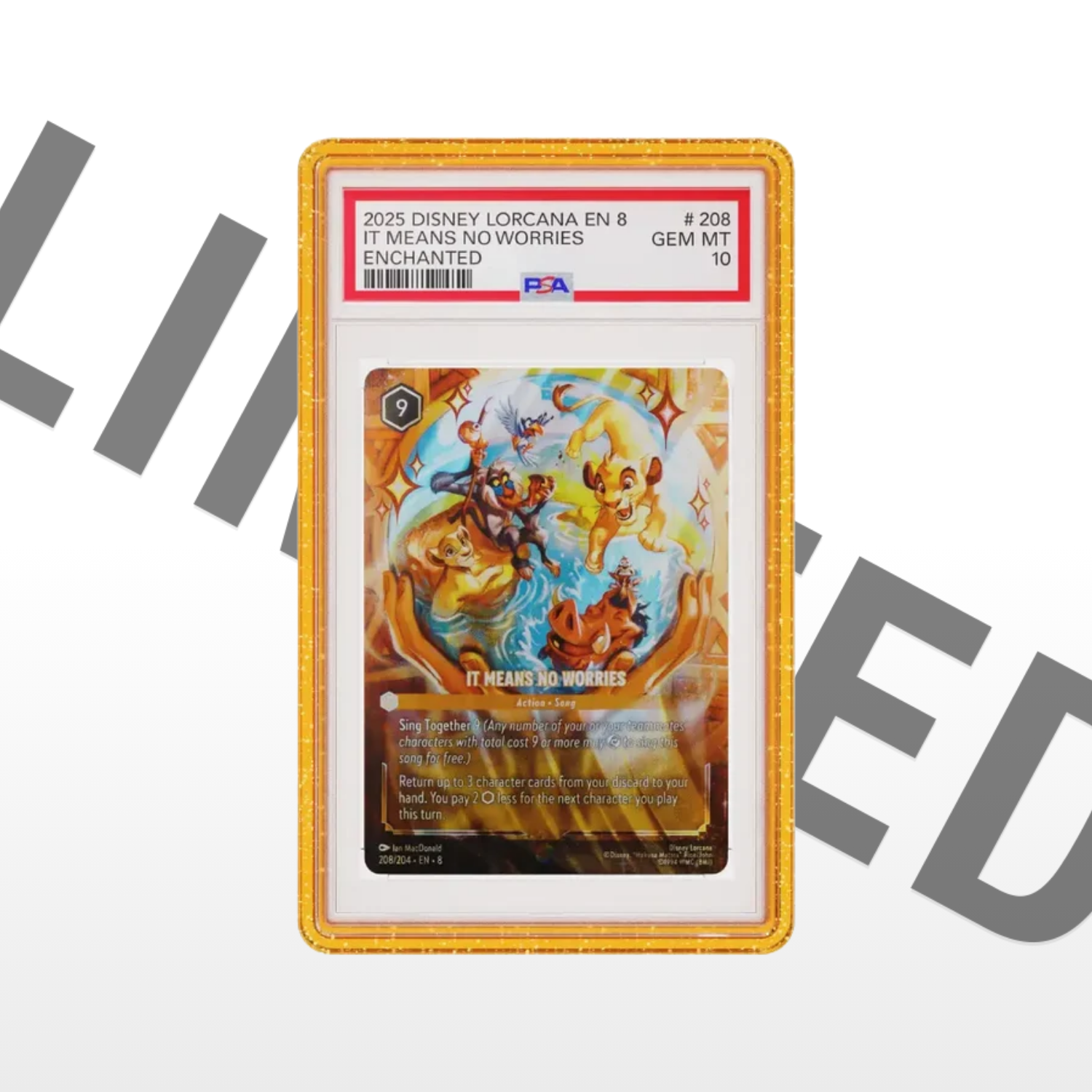 GradedGuard Limited Edition (PSA) - Yellow Glitter