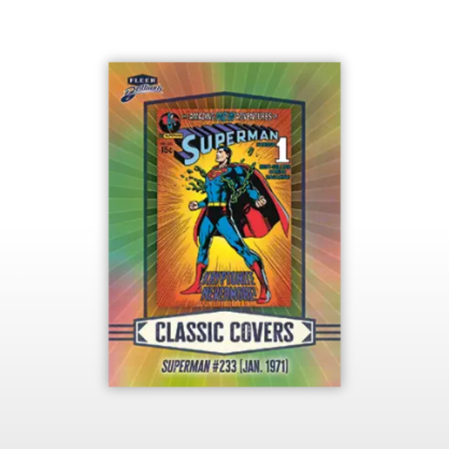 [Pack] Upper Deck Fleer Brilliants Superman Mega Box 2025