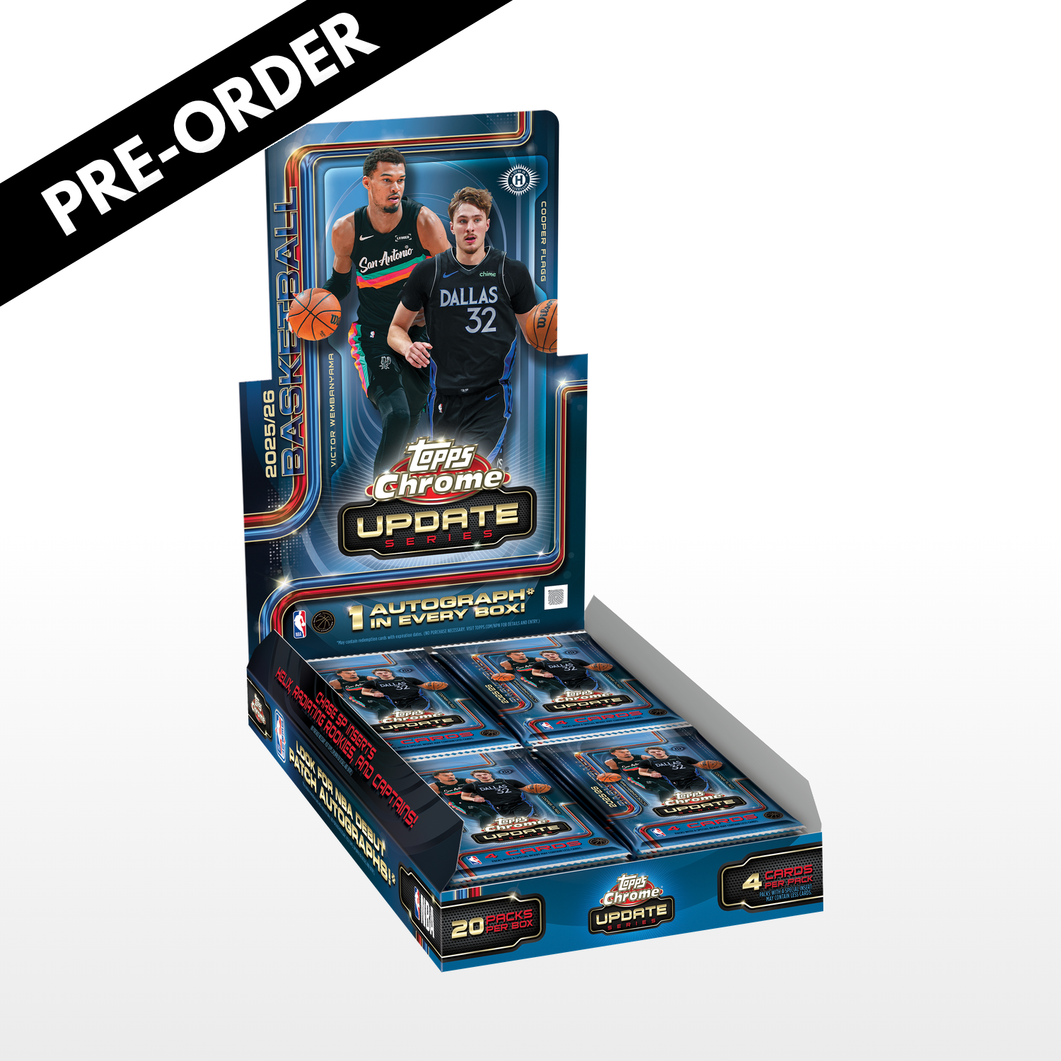 [Pre-Order] Topps Chrome Updates Basketball 2025-26 - Hobby Box