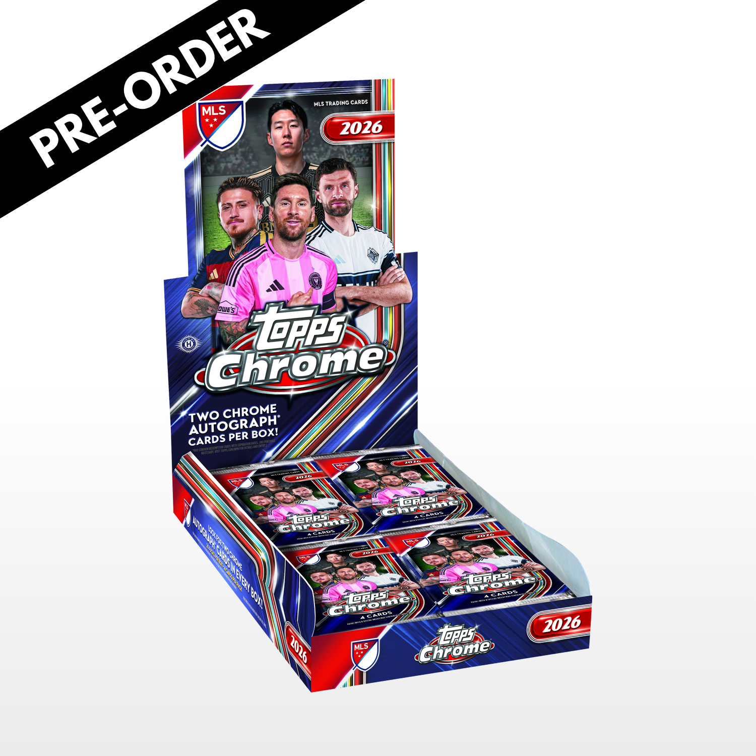 [Pre-Order] Topps Chrome® MLS - Hobby Box 2026