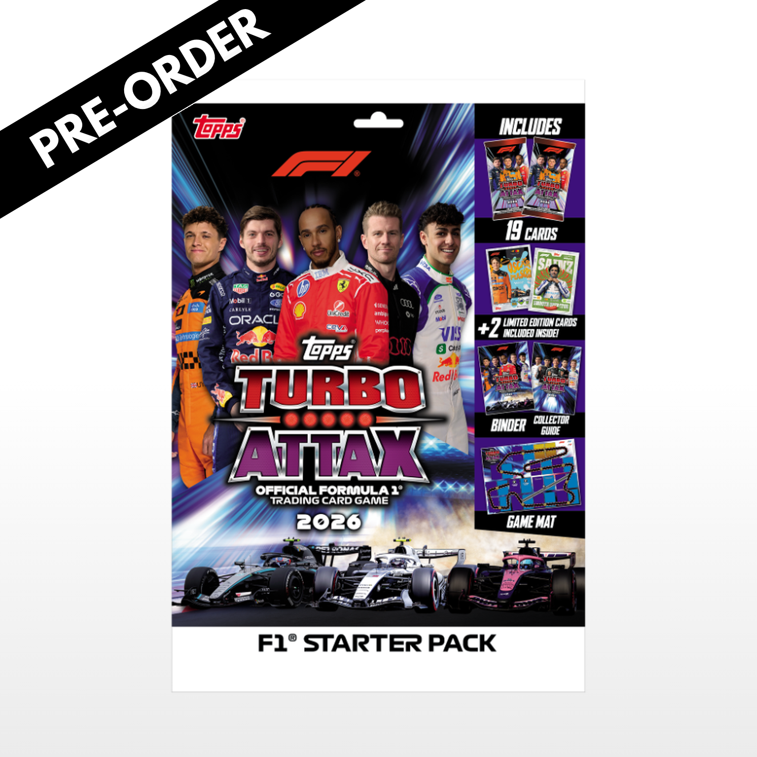 (Pre-Order) Topps Formula 1 Turbo Attax 2026 - Starter Pack