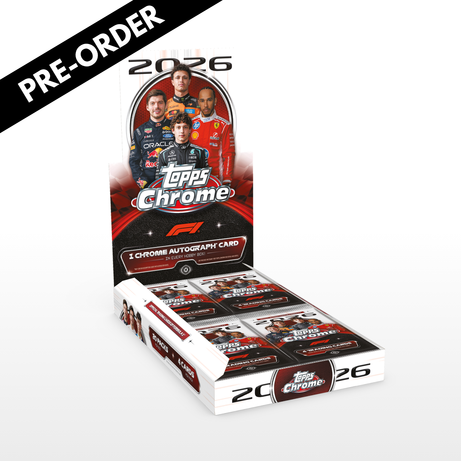 (Pre-Order) Topps Chrome Formula 1 2026 - Hobby Box