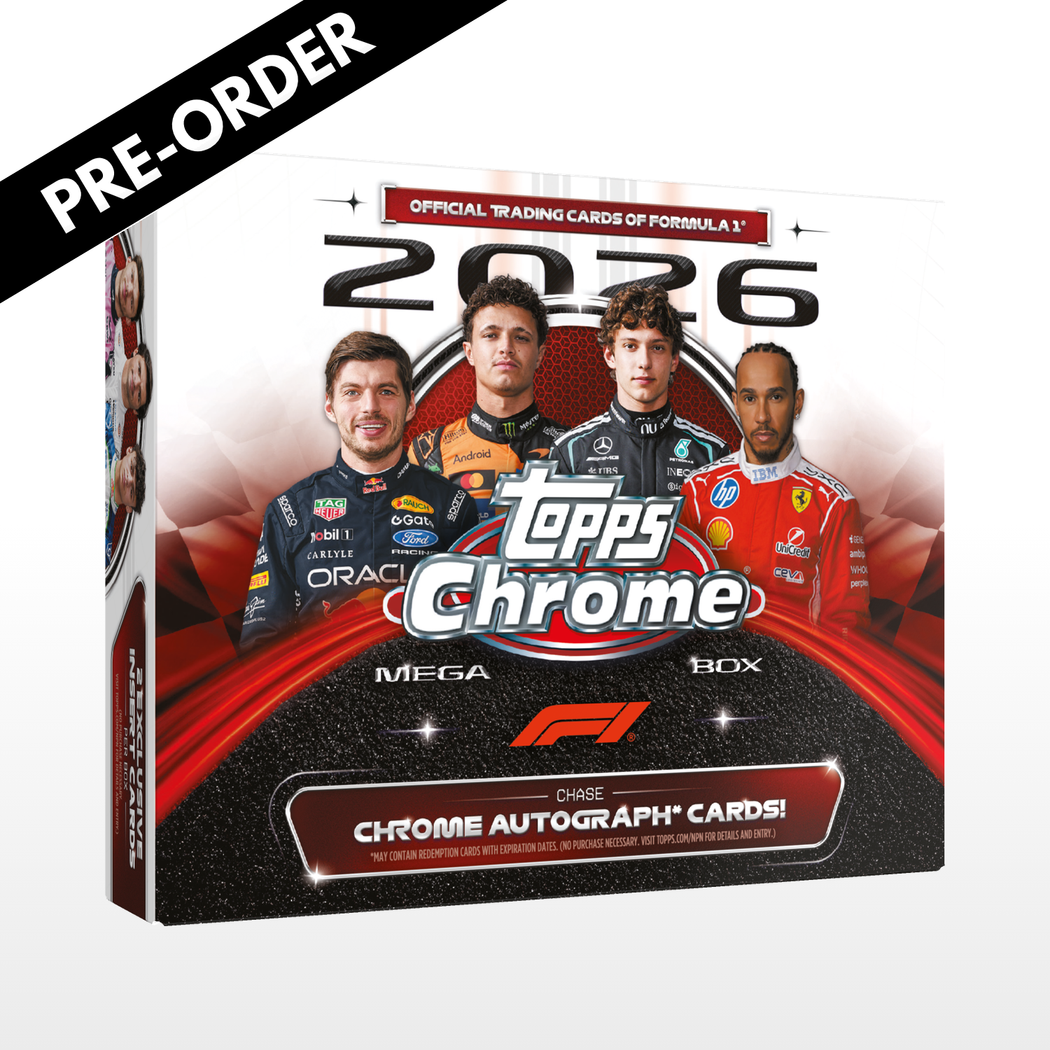(Pre-Order) Topps Chrome Formula 1 2026 - Mega Box