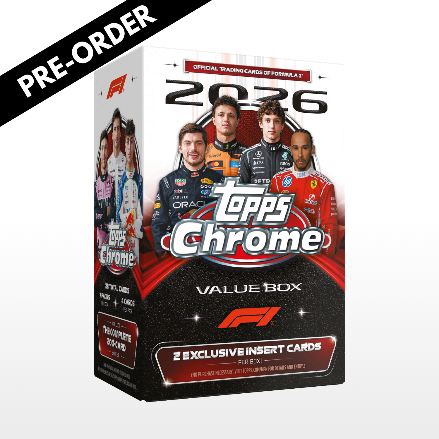 (Pre-Order) Topps Chrome Formula 1 2026 - Value Box