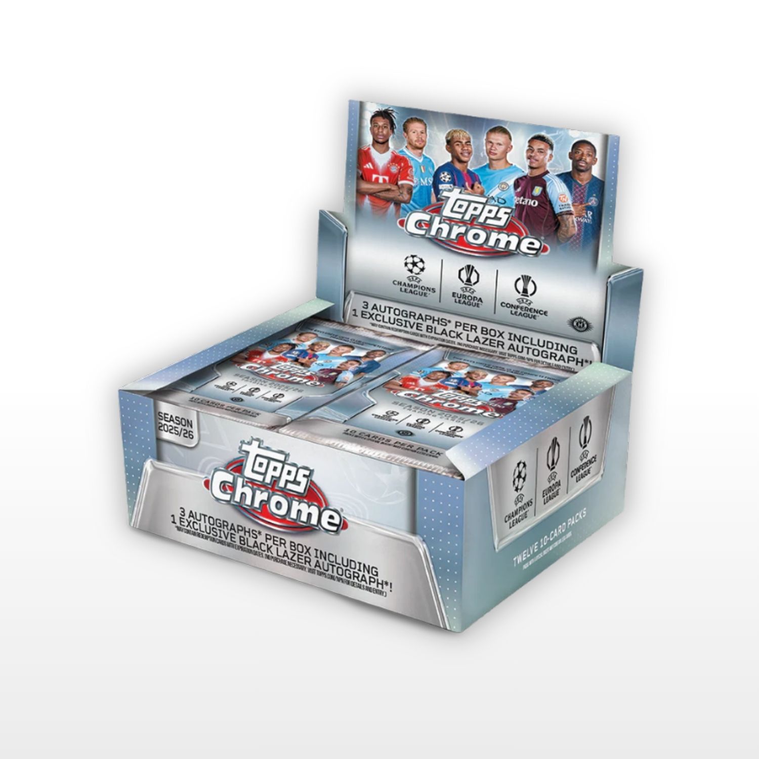 Topps Chrome UEFA Club Competitions Jumbo Box 2025/26