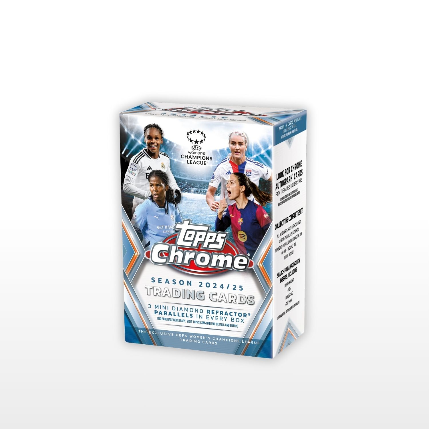 Topps Chrome® UEFA Women's Champions League - Value Box 2024/25